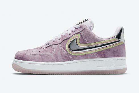 Nike Womens Air Force 1 Low P Her SPECTIVE Violet Star Chrome Washed Coral CW6013-500