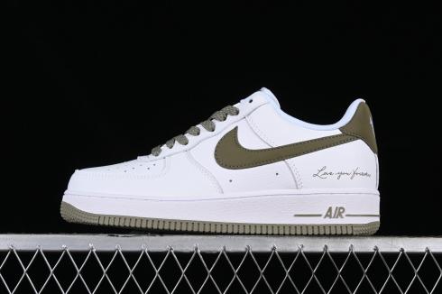 Nocta x Nike Air Force 1 07 Low Certified Lover boy White Green LO1718-062