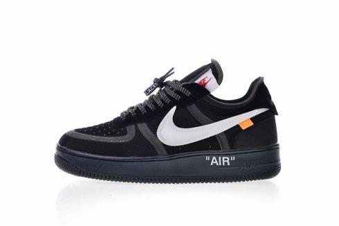 Off White x Nike Air Force 1 Low Negro Blanco AO4606-001
