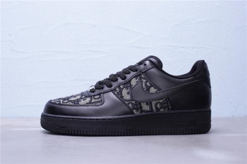 Original Nike Air Force 1 Black Sneakers Running Shoes 315122-091