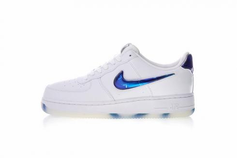 Playstation x Nike Air Force 1 Low QS สีขาวสีน้ำเงิน BQ3634-100