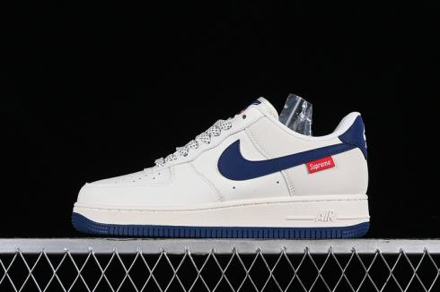 Supreme x Nike Air Force 1 07 Low Off White Blue Red HD1968-025