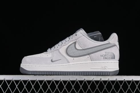 The North Face x CDG x Nike Air Force 1 07 Low Light Grey สีเทาเข้ม HD1968-016