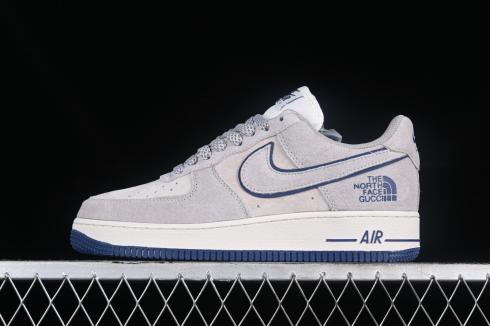 The North Face x Nike Air Force 1 07 Low Suede Grey Navy Blue HD9999-001