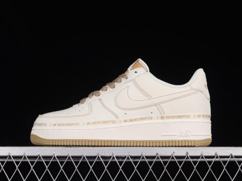 Uninterrupted x Nike Air Force 1 07 Low MORE THAN Kaki Wit UN0824-332
