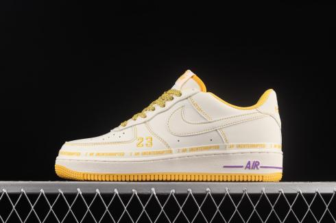 Uninterrupted x Nike Air Force 1 Low MORE THAN 白色黃色 DW8802-605
