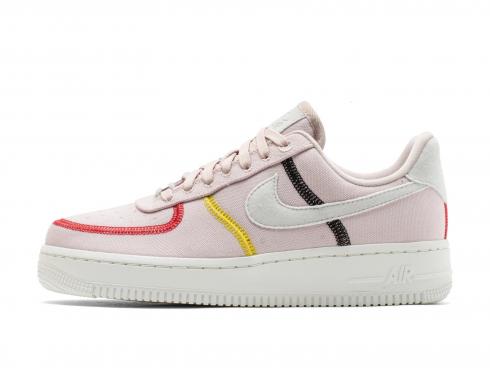 Femme Nike Air Force 1'07 Low LX Stitched Canvas Siltstone Rouge CK6572-600