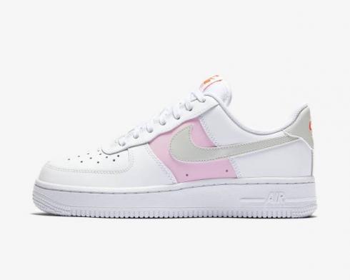 女款 Nike Air Force 1'07 SE 優質白色粉紅泡沫總橘色 CZ0369-100