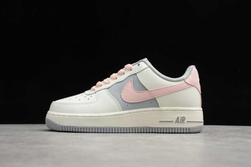 Nike Air Force 1 Low Beige Grey Pink White CW7584-101 Wanita