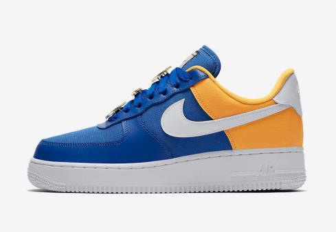 Donna Nike Air Force 1 Low Bianche Gialle Blu AA0287-401