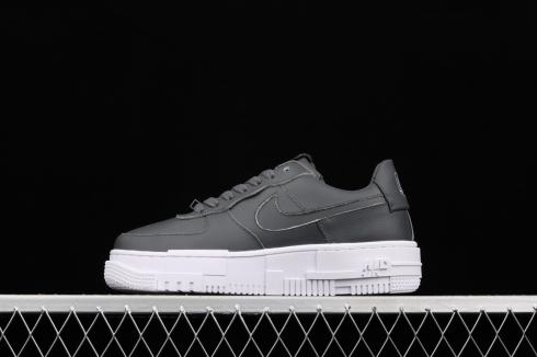 sapatos femininos Nike Air Force 1 Pixel preto branco CK6649-101