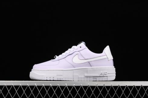 sapatos femininos Nike Air Force 1 Pixel roxo branco CK6649-500