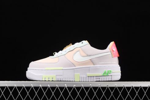 女款 Nike Air Force 1 Pixel 白色粉紅色綠色 DD2330-511
