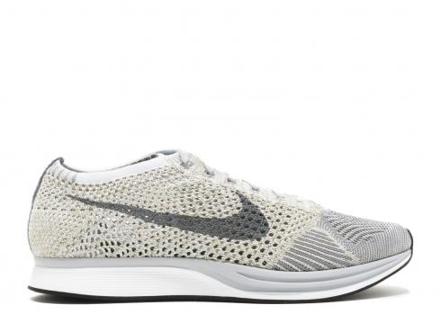 Flyknit Racer Pure Platinum 白金白灰 Pure Cool 862713-002