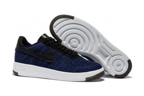 Nike Air Force 1 Ultra Flyknit Low Dark Navy Azul Negro Lifestyle Zapatos 820256