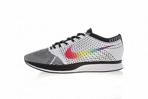 *<s>Buy </s>Nike Flyknit Racer Be True Color White Black Multi 902366-100<s>,shoes,sneakers.</s>