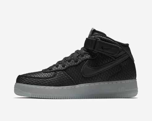 Nike Air Force 1'07 Mid LV8 שחור לבן נעלי גברים 804609-005