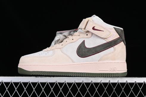 Nike Air Force 1 07 Mid Off White Green Red CG9908-101