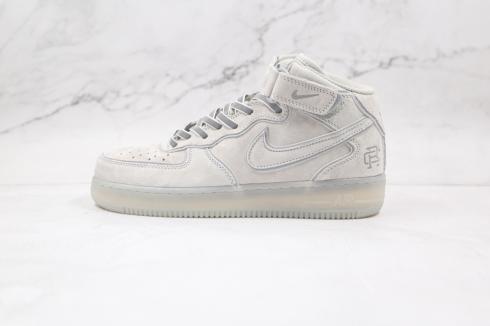 Nike Air Force 1 07 Mid Reigning Champ 灰銀反光燈 GB1228-185