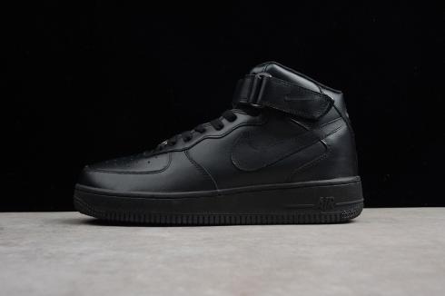 schwarze Nike Air Force 1 Mid 07 Sneakers 315123-001