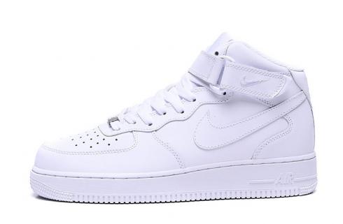 Nike Air Force 1 Mid 07 High Top Blanc Chaussures Casual 316123-111