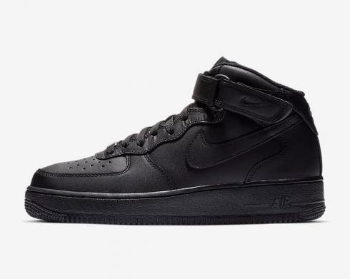 Nike Air Force 1 Mid 07 hármas fekete cipőt CW2289-001