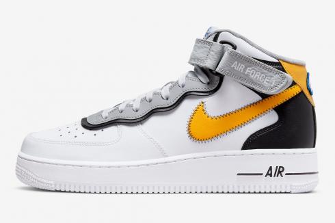 Nike Air Force 1 Mid Athletic Club Valkoinen Keltainen Musta DH7451-101