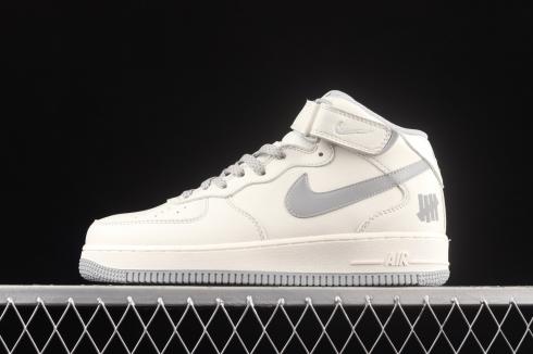 Nike Air Force 1 中白色深灰色跑鞋 AO6617-306