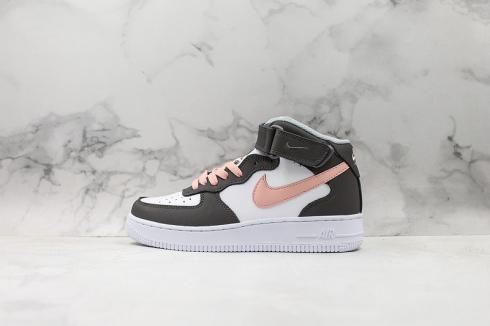 Nike Air Force 1 Mid YOHOOD Black Pink White Running Shoes 778900-300