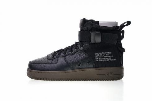 *<s>Buy </s>Nike Air Force 1 Sf Air1 Mid Dark Hazel Black 917753-002<s>,shoes,sneakers.</s>