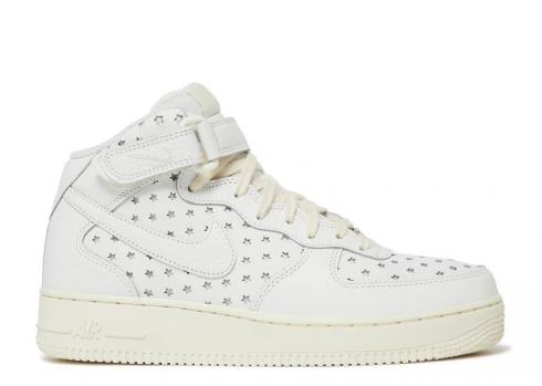 Nike para mujer Air Force 1 Mid Cut Out Stars White Summit Coconut Milk DV3451-100