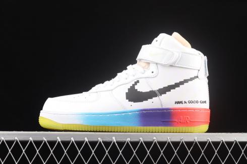 OFF White x Nike Air Force 1 07 Vntg Suede Mix White Multi-Warna DC2112-192