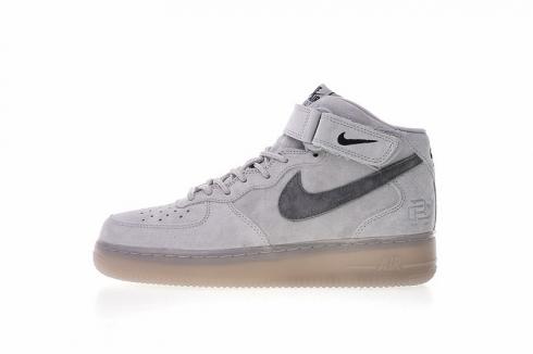 Reigning Champ x Nike Air Force 1 Mid 07 Light Gray Black 807618-208 。