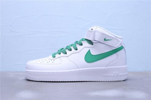 Dámské běžecké boty Nike Air Force 1 Mid 07 White Green Footwear 366731-909