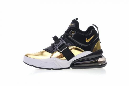 Nike Air Force 270 CT16 QS Blanco Negro Oro Metálico AT5752-700