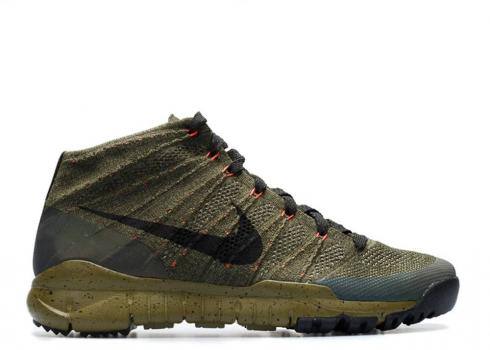 Nike Flyknit Chukka Sneakerboot Hologram Sequoia Black 805092-300