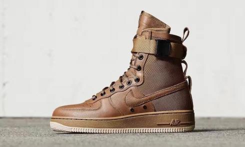 Nike Special Forces Air Force 1 Gum Hellbraun 857872-200