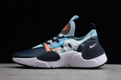 2019 女式耐吉 Huarache EDGE TXT 黑曜石白托帕石霧藍凝視 AQ2431 402