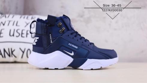 Botas Zapatillas Nike Air Huarache Acrnm Blu Bianco Scarpe da ginnastica