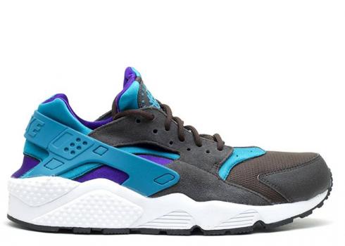 Nike Air Huarache S Ze Exclusive Brown Electric Classic Lilla Tropical Teal 318429-263