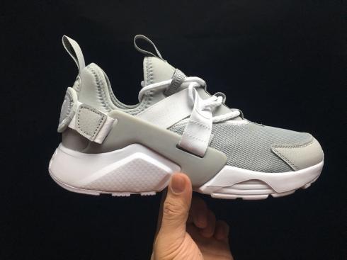 NIKE AIR HUARACHE RUN ULTRA BR Unisex Running Gris Blanco