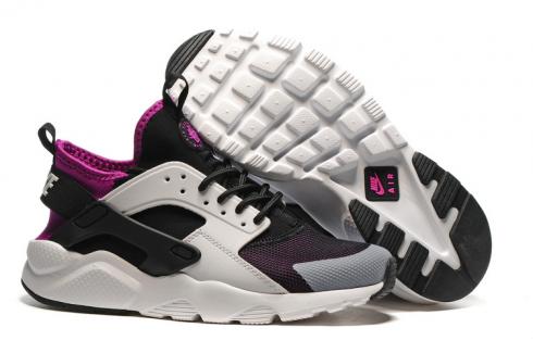 Nike Air Huarache Run Ultra BR Hombres Mujeres Zapatos Púrpura Dinastía Negro 819685-005