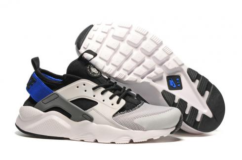 кроссовки Nike Air Huarache Run Ultra White Black Blue для мужчин и женщин 819685-100