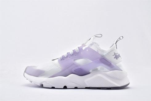 Sepatu Lari Nike Air Huarache Run Ultra White Purple 875868-005