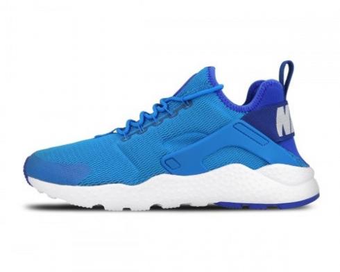 女款 Nike Air Huarache Run 超白照片藍色跑步鞋 819151-400
