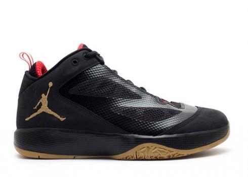 Air Jordan 2011 Q Flight Year Of The Rabbit Rojo Negro Varsity Oro Metálico 454486-008