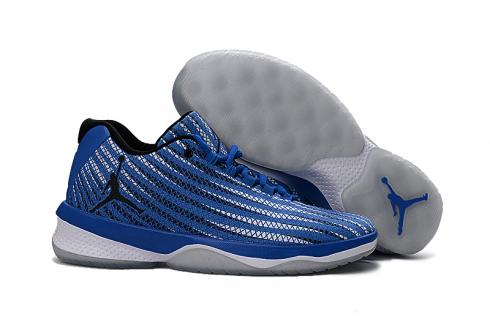 Nike Air Jordan 2017 baloncesto hombres zapatos zapatilla negro azul marino blanco