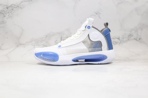 Air Jordan 34 XXXIV Low PF Azul Void Zapatos de baloncesto BQ3381-104