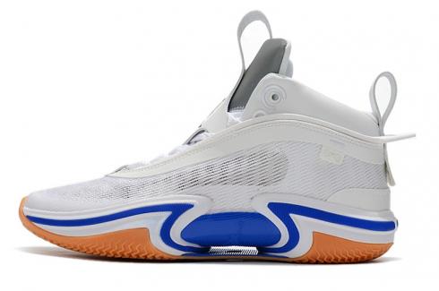 2021 Nike Air Jordan 36 Bianco Blu Gum
