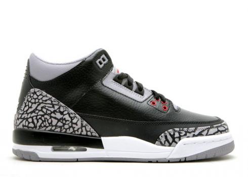 Air Jordan 3 Retro Gs Countdown Pack Negro Gris Cemento 340255-061